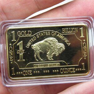 18k Gold bar 1 Ounce